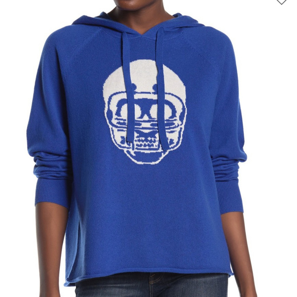 SKULL CASHMERE Collegiate Skull Cashmere Hoodie